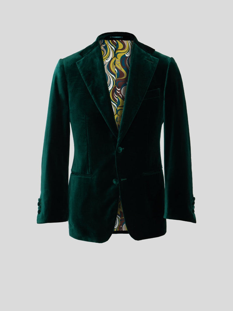 Green Velvet Jacket