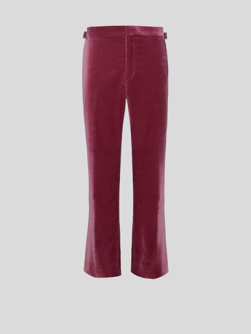 Pink Velvet Trousers